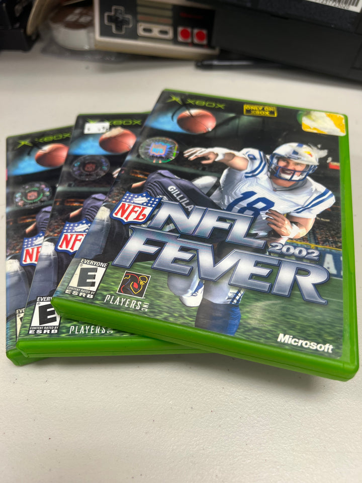 NFL Fever 2002 for Original Microsoft Xbox in case. Tested and Working.     UD112124