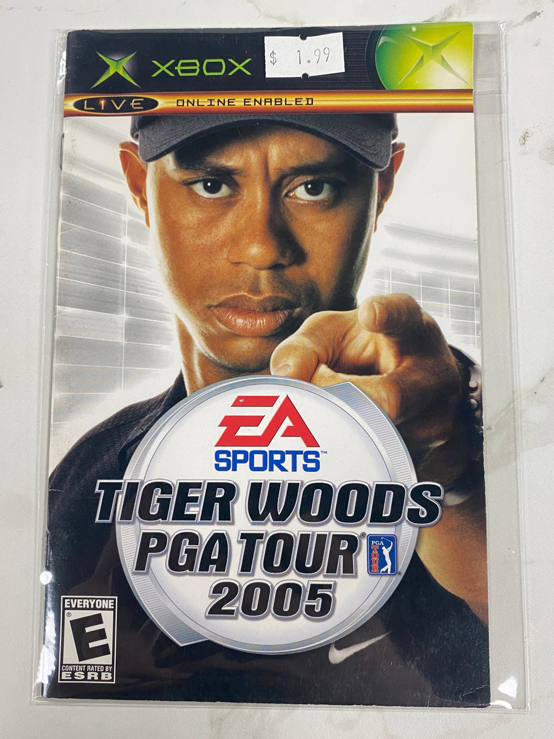 Tiger Woods 2005 - Original Xbox Manual ONLY MO61726