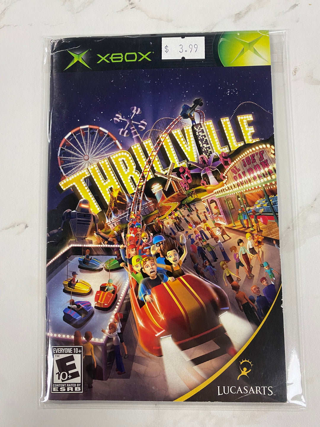 Thrillville - Original Xbox Manual ONLY MO61726