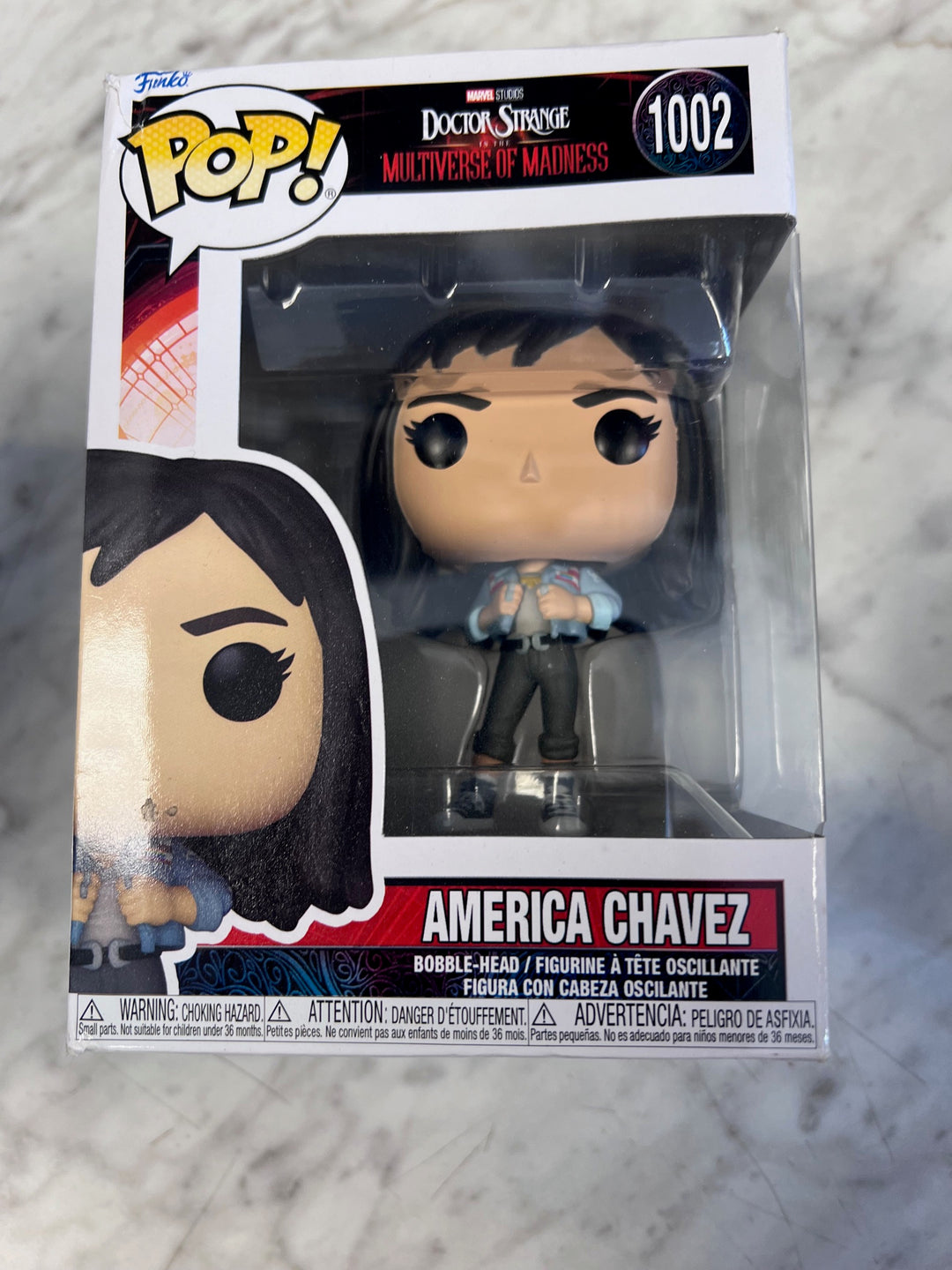 Funko Pop! America Chavez #1002 Doctor Strange Multiverse Damaged Box FP10525