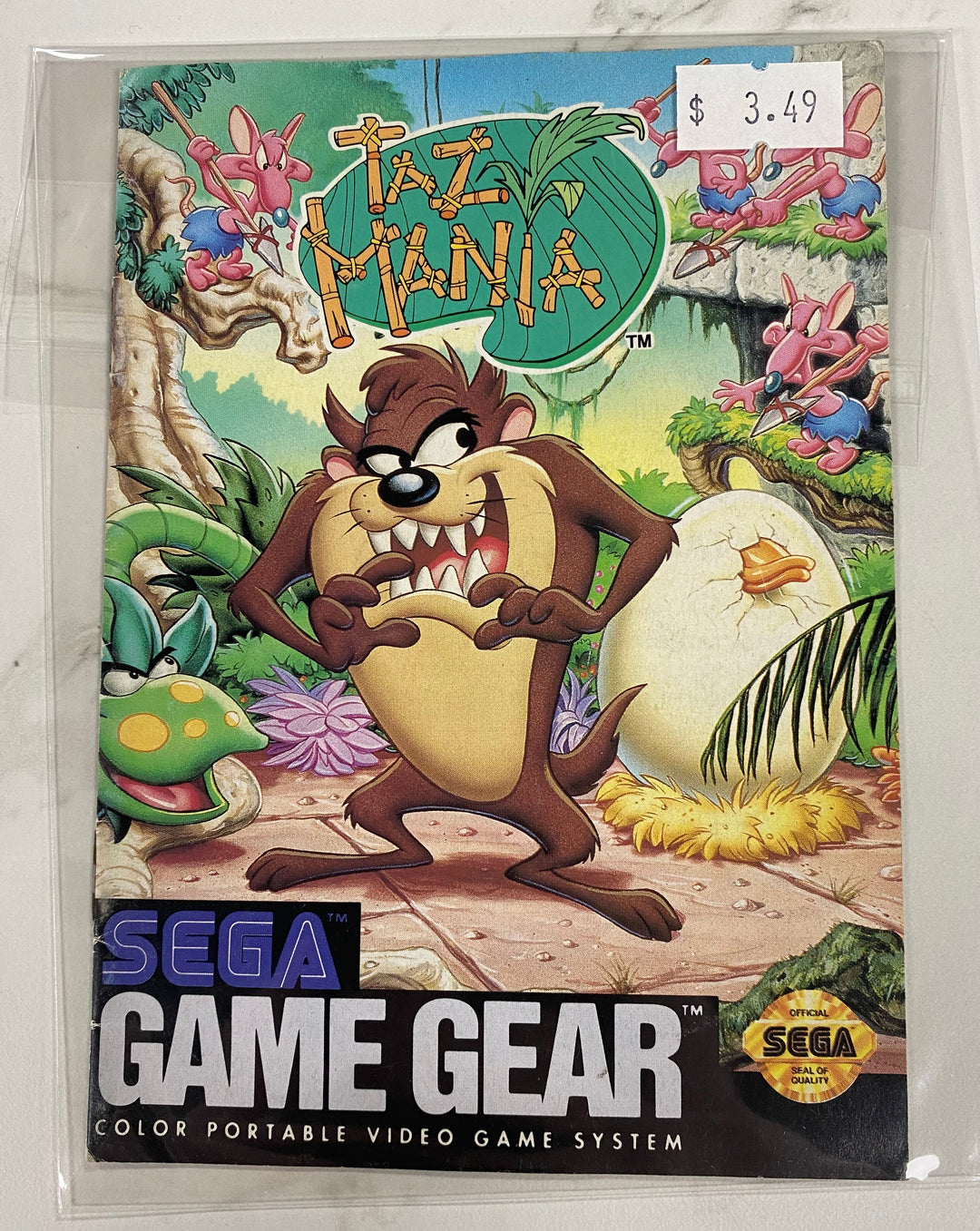 Taz Mania - Manual ONLY Sega Game Gear MO61726