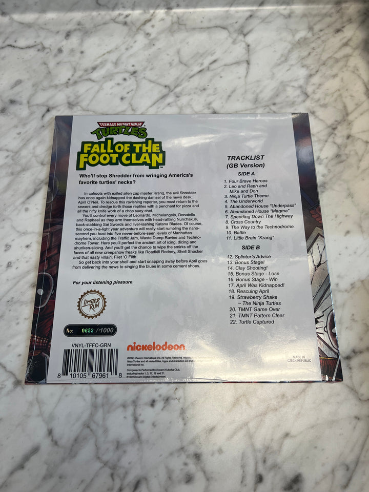 Teenage Mutant Ninja Turtles: Fall of the Foot Clan - Vinyl Record NEW NVR82725