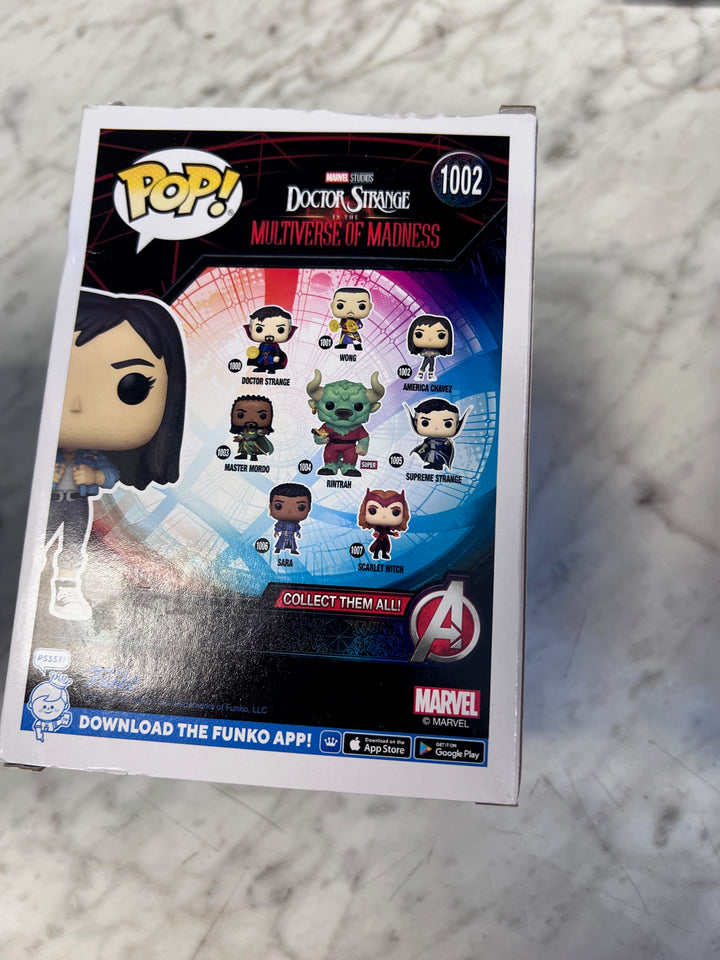 Funko Pop! America Chavez #1002 Doctor Strange Multiverse Damaged Box FP10525