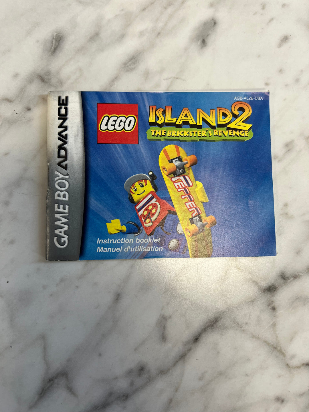 Lego Island The Brickster's Revenge Gameboy Advance GBA MANUAL