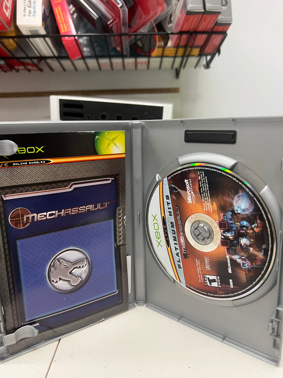 Mech Assault Mechassault for Original Microsoft Xbox in case. Tested and Working.   U102824