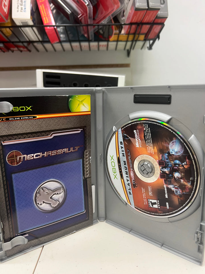 Mech Assault Mechassault for Original Microsoft Xbox in case. Tested and Working.   U102824