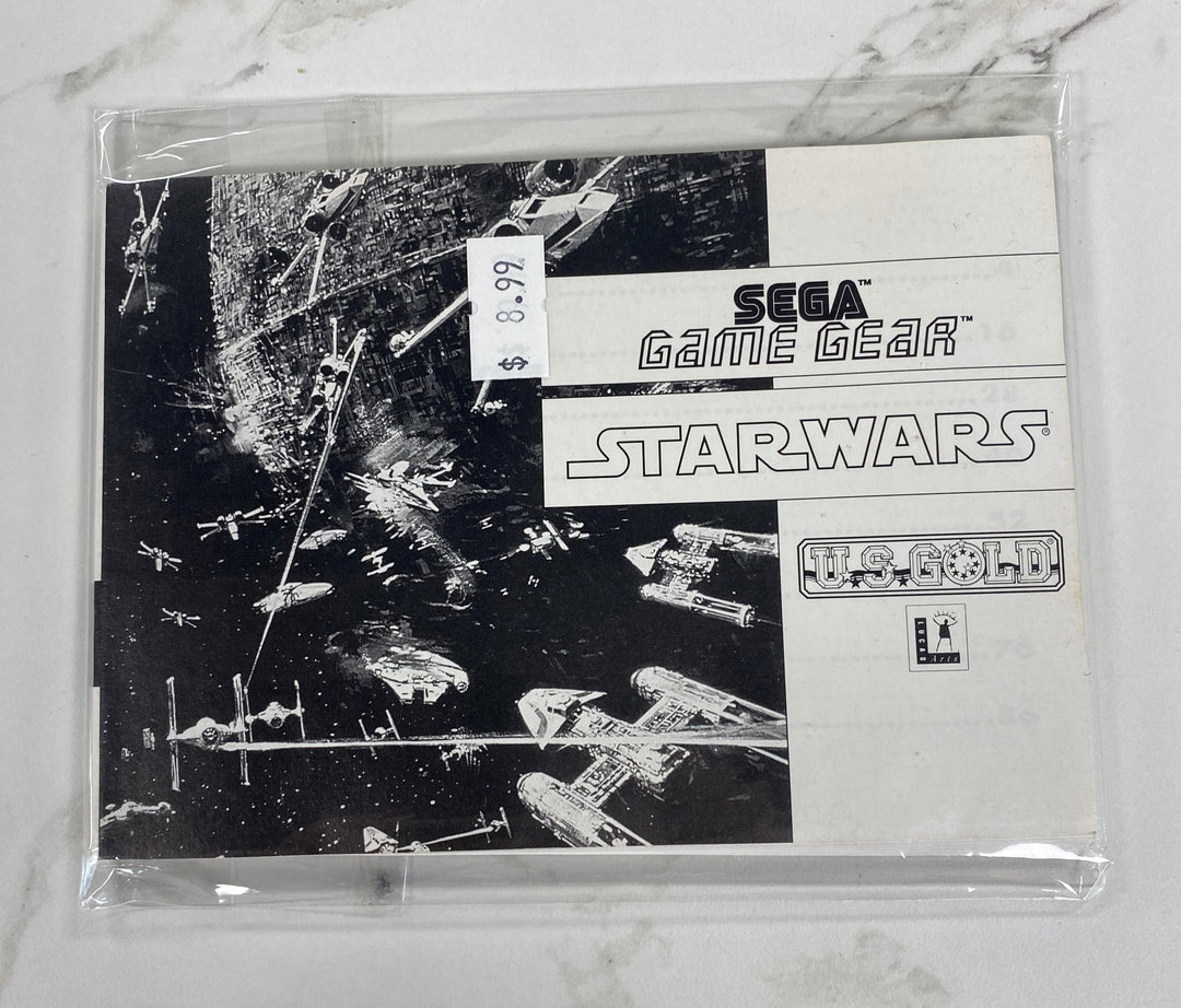 Star Wars - Manual ONLY Sega Game Gear MO61726