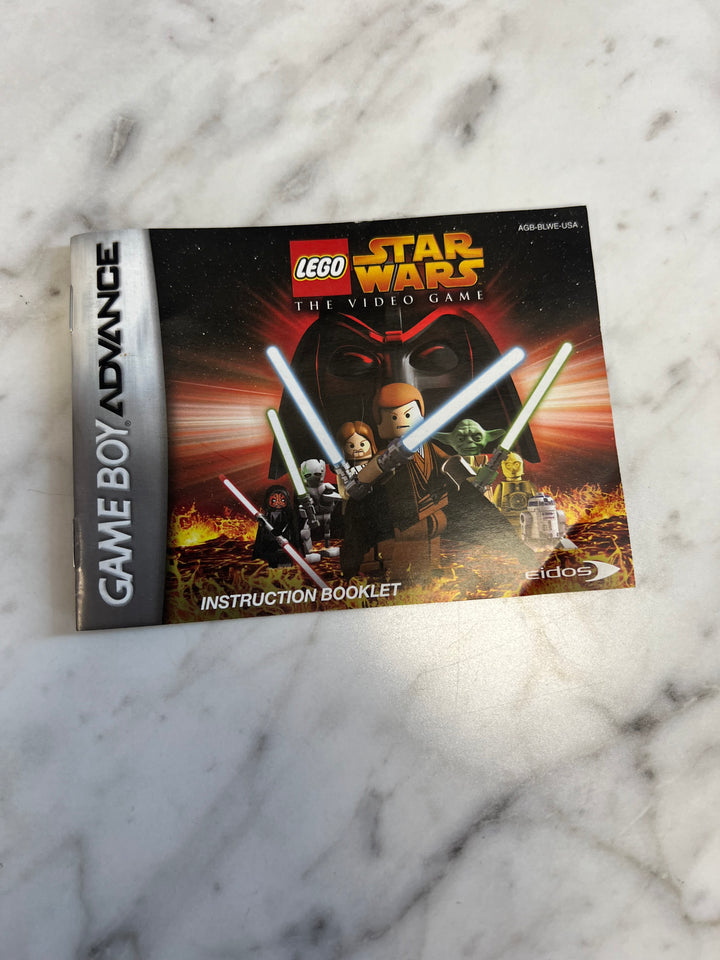 Lego Star Wars the Video Game Gameboy Advance GBA MANUAL ONLY MO92424