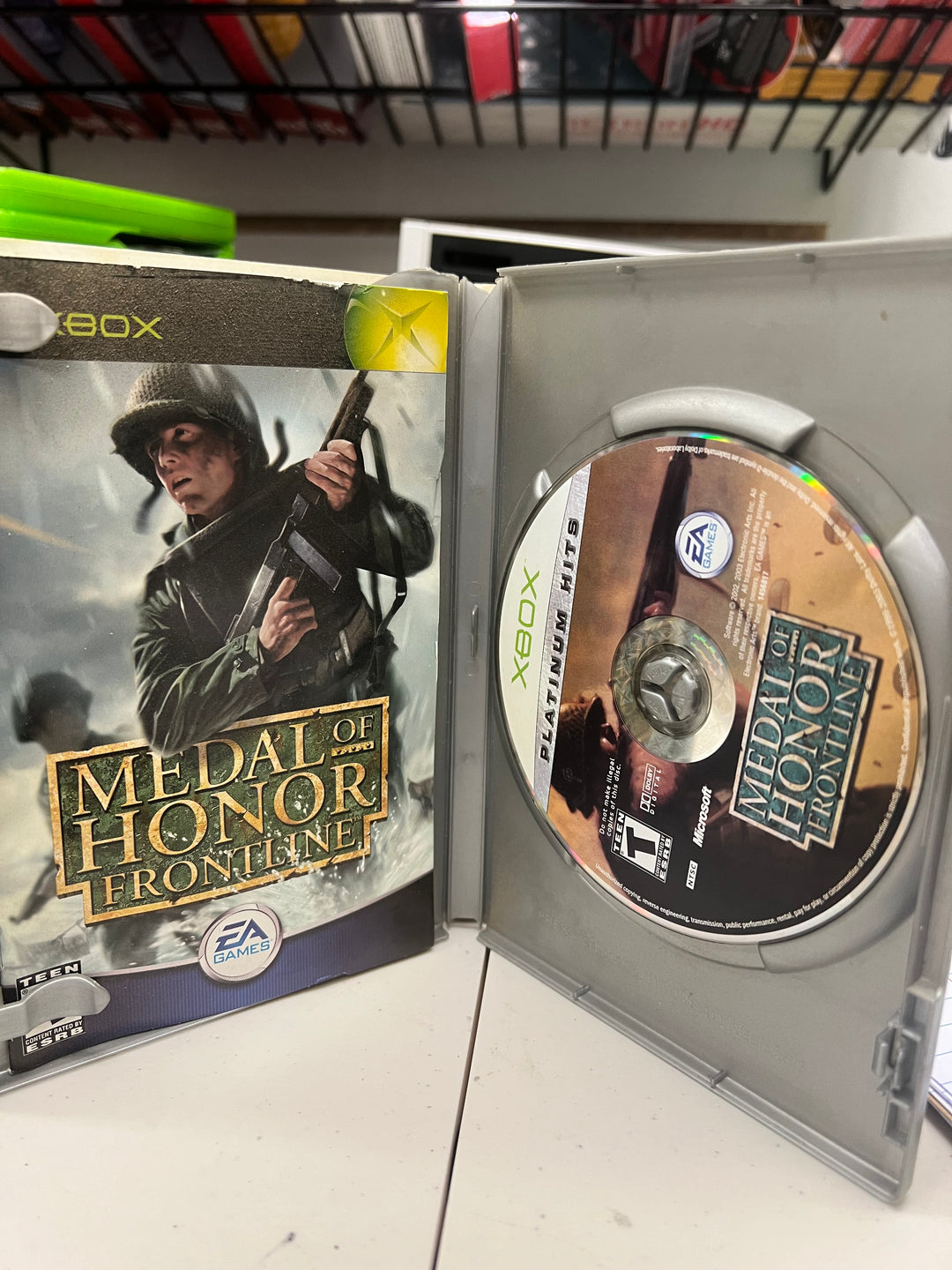 Medal of Honor Frontline for Original Microsoft Xbox in case. Tested and Working.  U102824