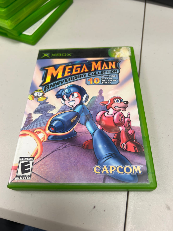 Mega Man Anniversary Collection for Original Microsoft Xbox in case. Tested and Working.     DO61124