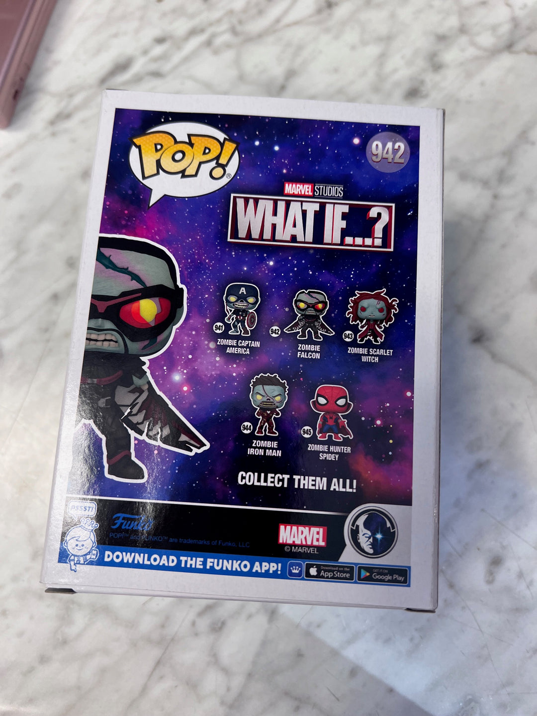 Funko Pop! Zombie Falcon #942 Marvel What If? FP10525