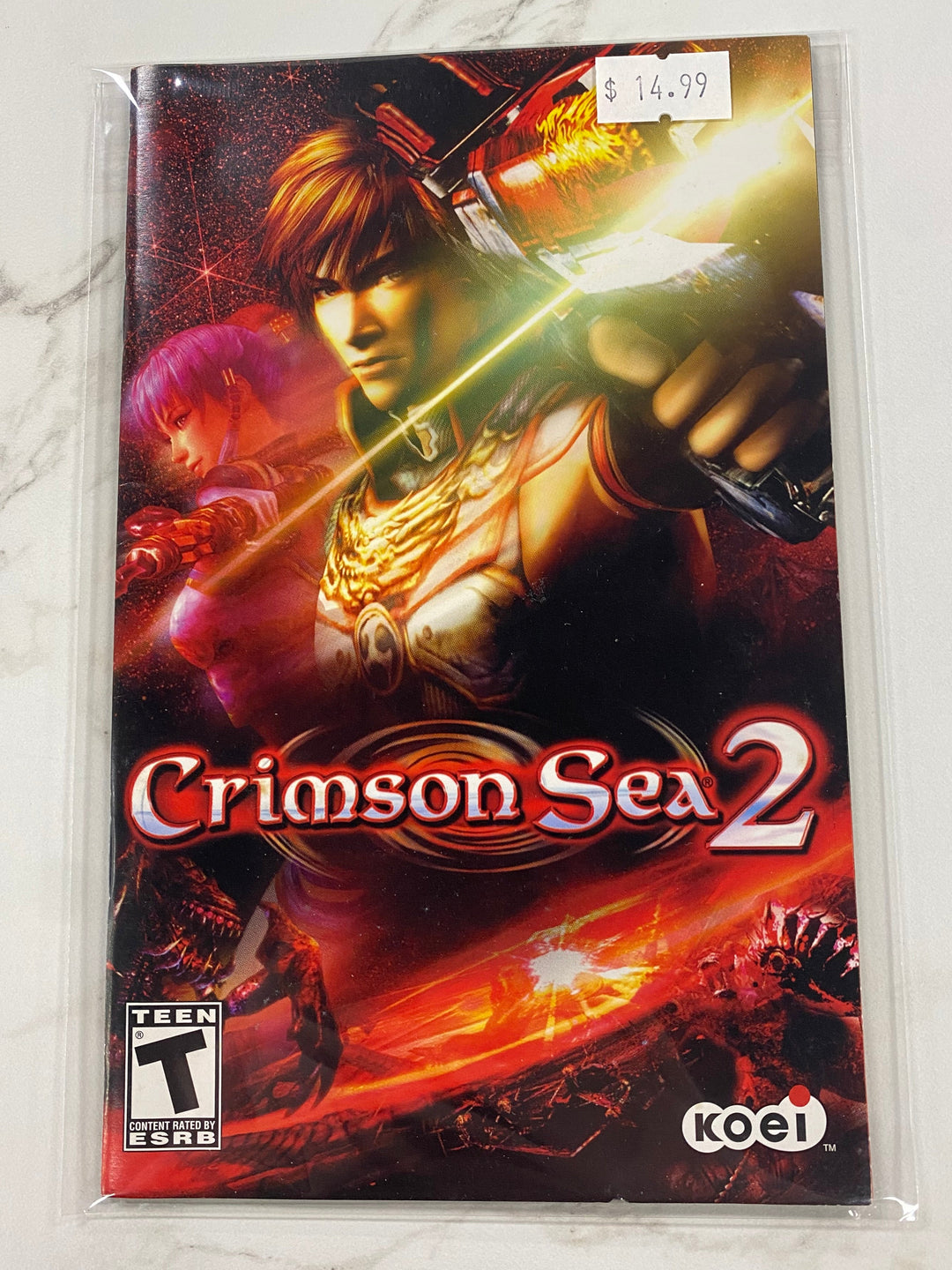 Crimson Sea 2 - Manual ONLY Playstation 2 PS2 MO61726