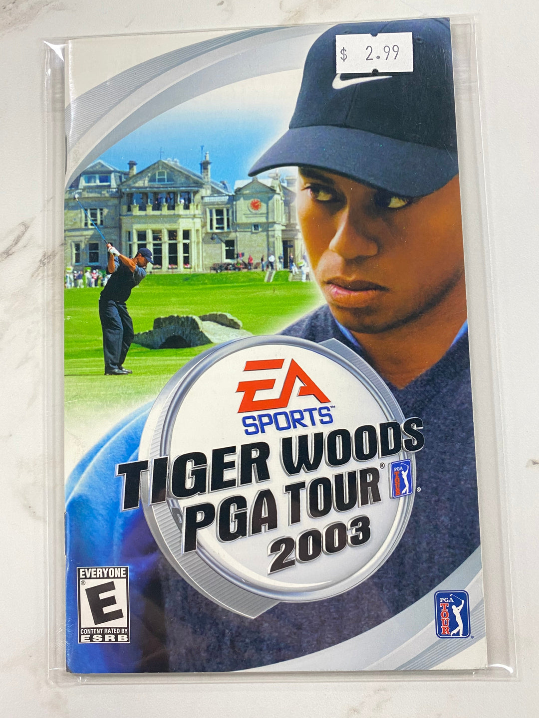 Tiger Woods 2003 - Manual ONLY Playstation 2 PS2 MO61726