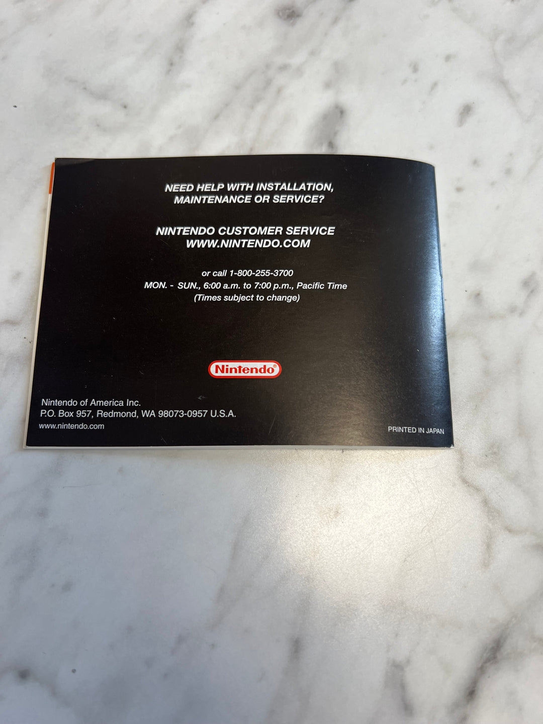 Metroid Classic NES Series Gameboy Advance GBA MANUAL ONLY MO92424