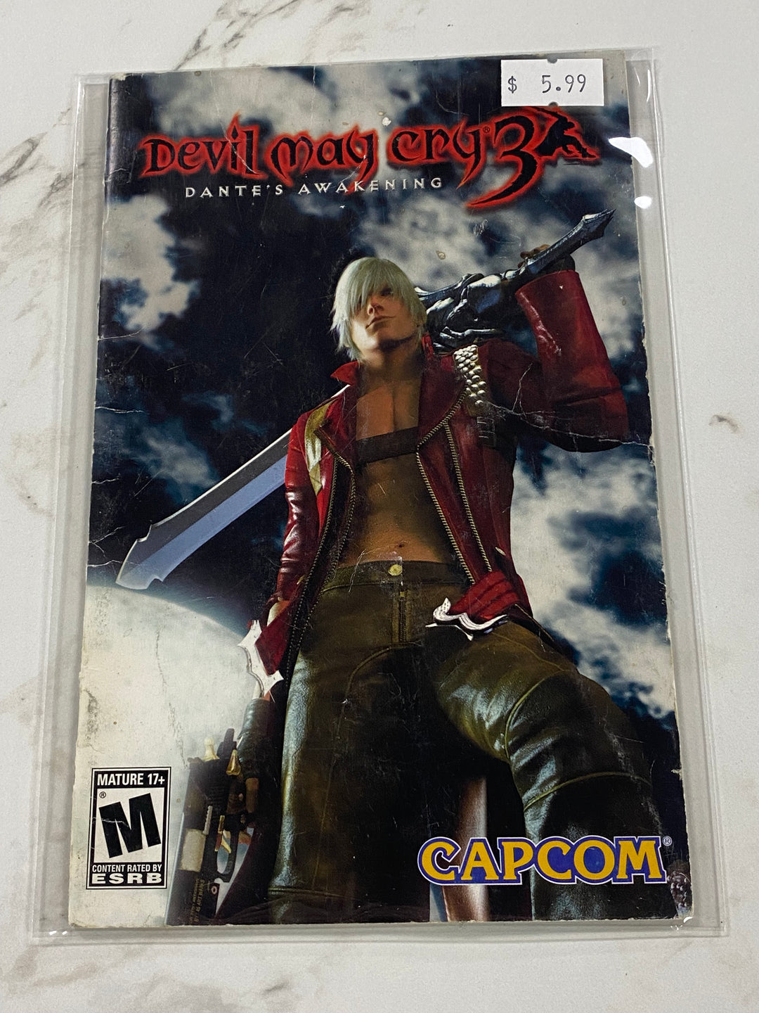Devil May Cry 3 - Manual ONLY Playstation 2 PS2 MO61726