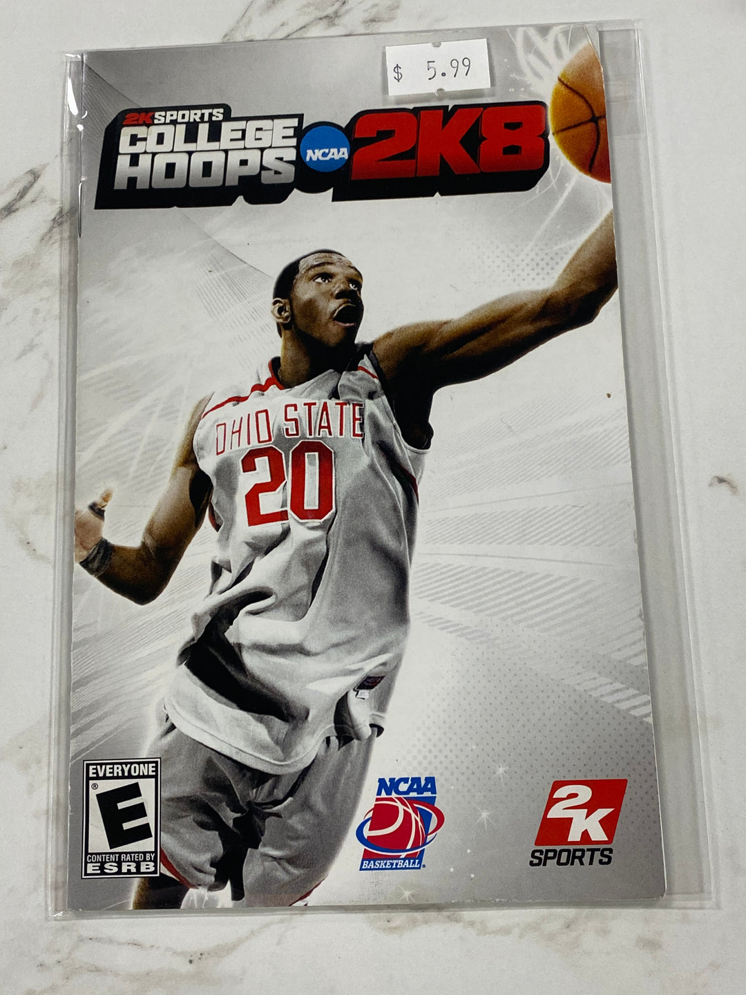 College Hoops 2K8 - Manual ONLY Playstation 2 PS2 MO61726