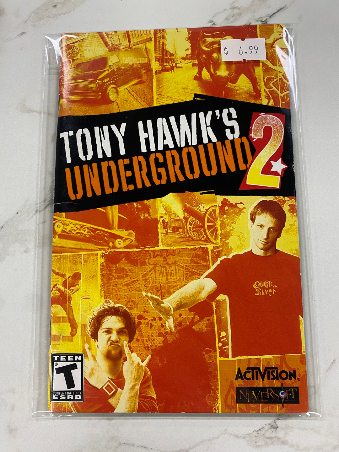 Tony Hawk Underground 2  - Manual ONLY Playstation 2 PS2 MO61726