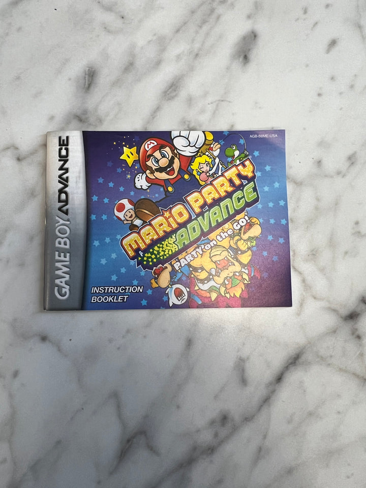 Mario Party Advance Gameboy Advance GBA MANUAL ONLY MO92424
