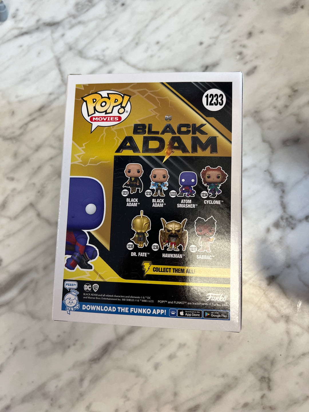 Funko Pop! Atom Smasher #1233 Black Adam FP122224