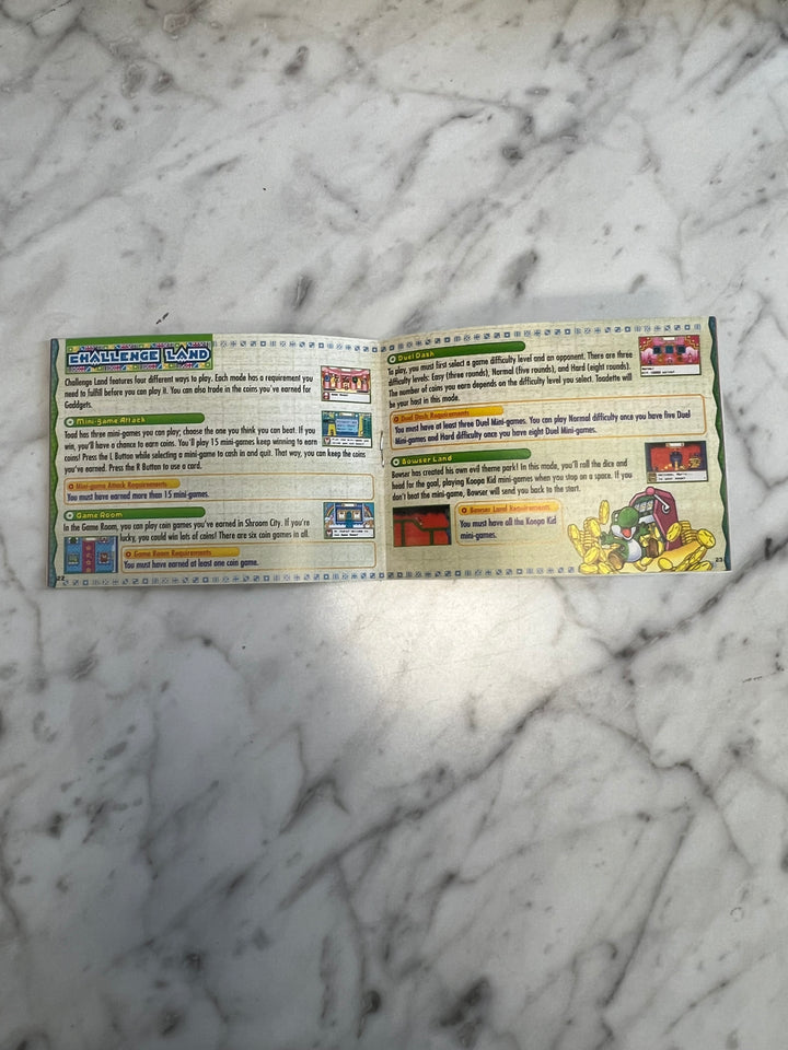 Mario Party Advance Gameboy Advance GBA MANUAL ONLY MO92424