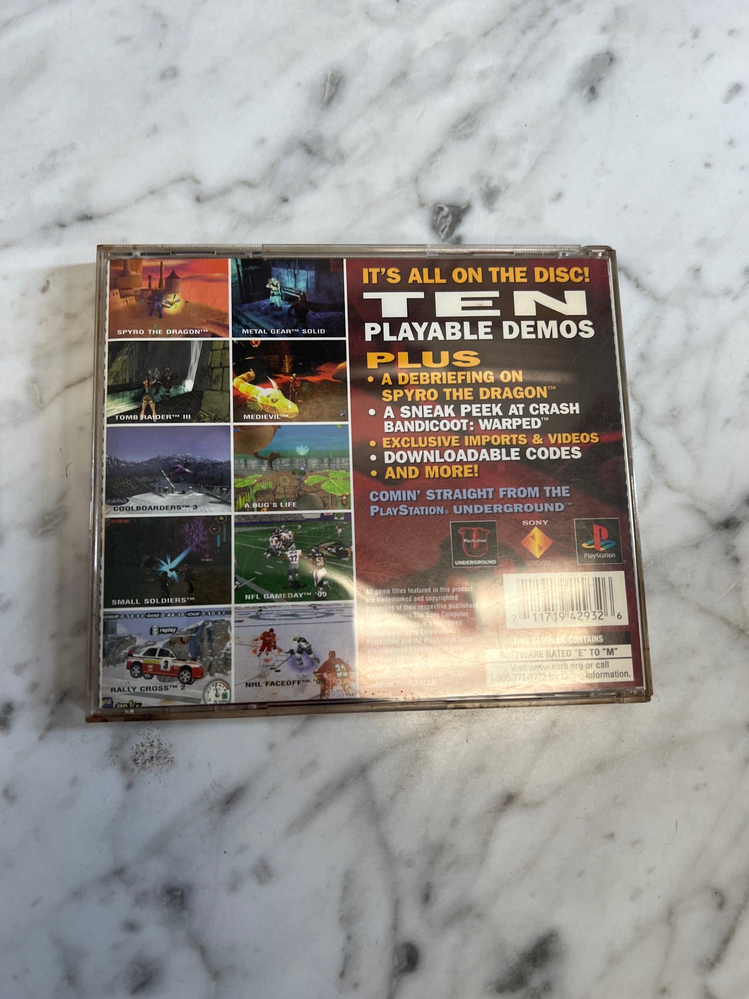 Playstation 1 PS1 Jampack Winter '98 Demo Disc DE42125 – Core Gaming