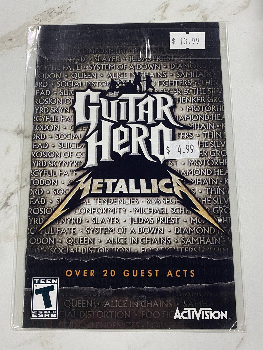 Guitar Hero: Metallica  - Manual ONLY Playstation 2 PS2 MO61726