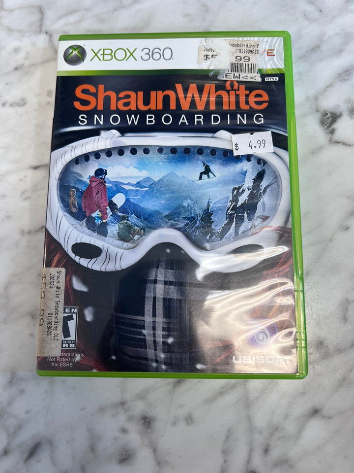 Shaun White Snowboarding Xbox 360 CASE & MANUAL ONLY CO21226