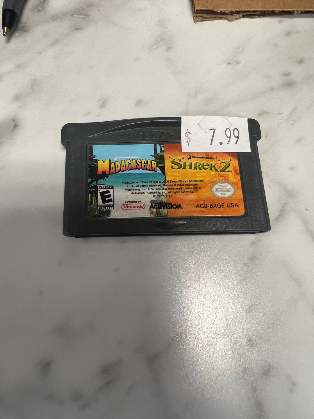 Madagascar / Shrek 2 - Game Boy Advance G7925