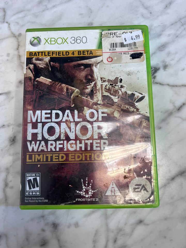 Medal of Honor Warfighter Limited Edition Xbox 360 CASE ONLY CO21226