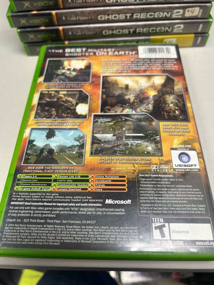 Tom Clancy's Ghost Recon 2 for Original Microsoft Xbox in case. Tested and Working.     UD102024