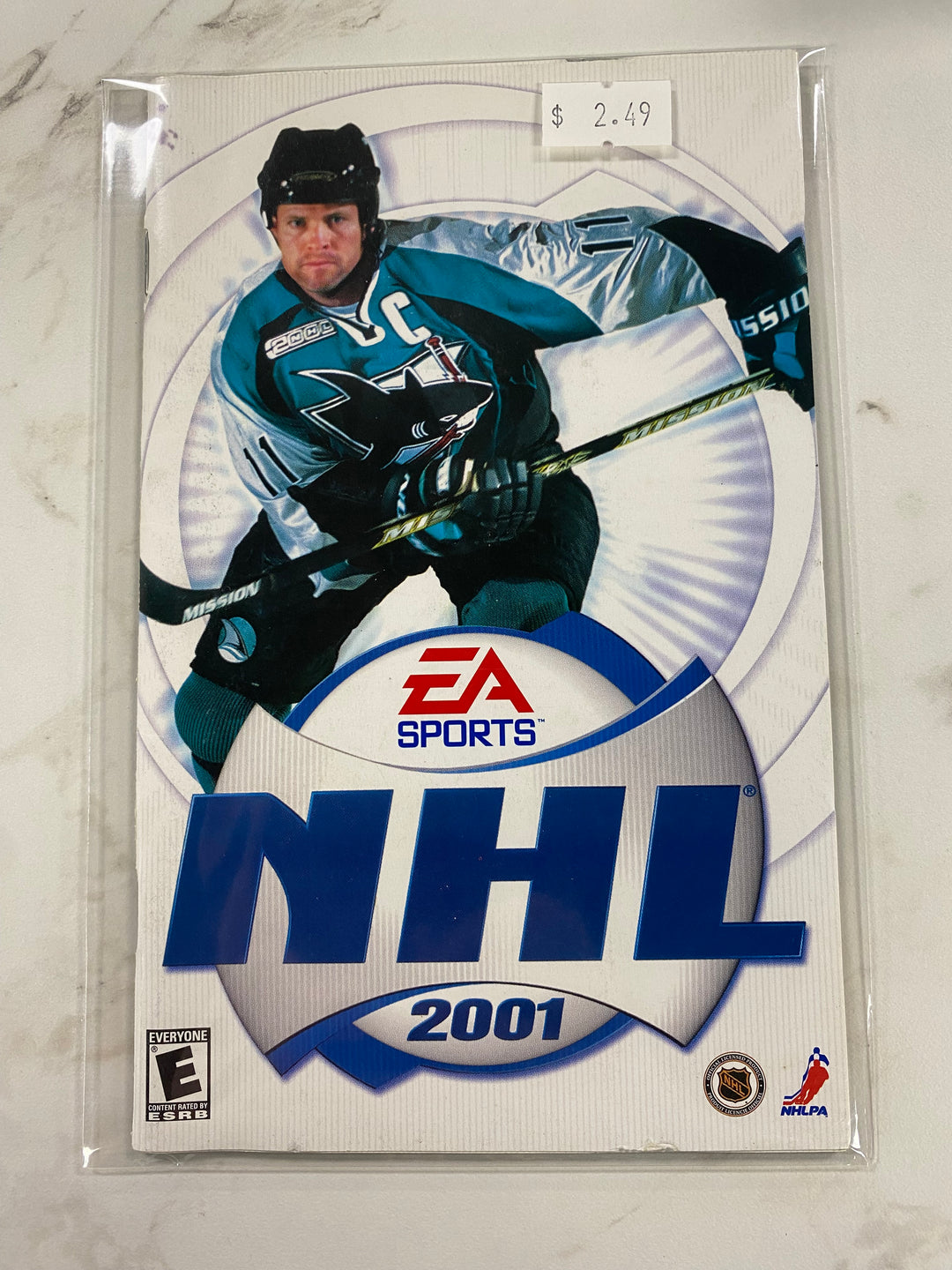 NHL 2001 - Manual ONLY Playstation 2 PS2 MO61726