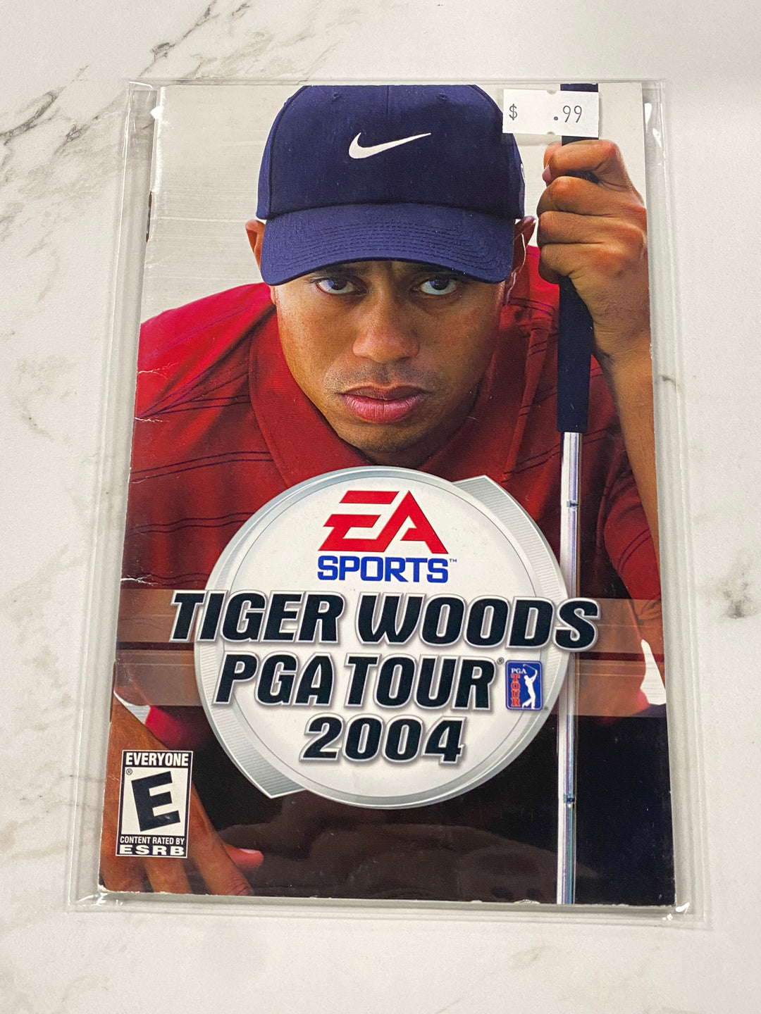Tiger Woods 2004 - Manual ONLY Playstation 2 PS2 MO61726