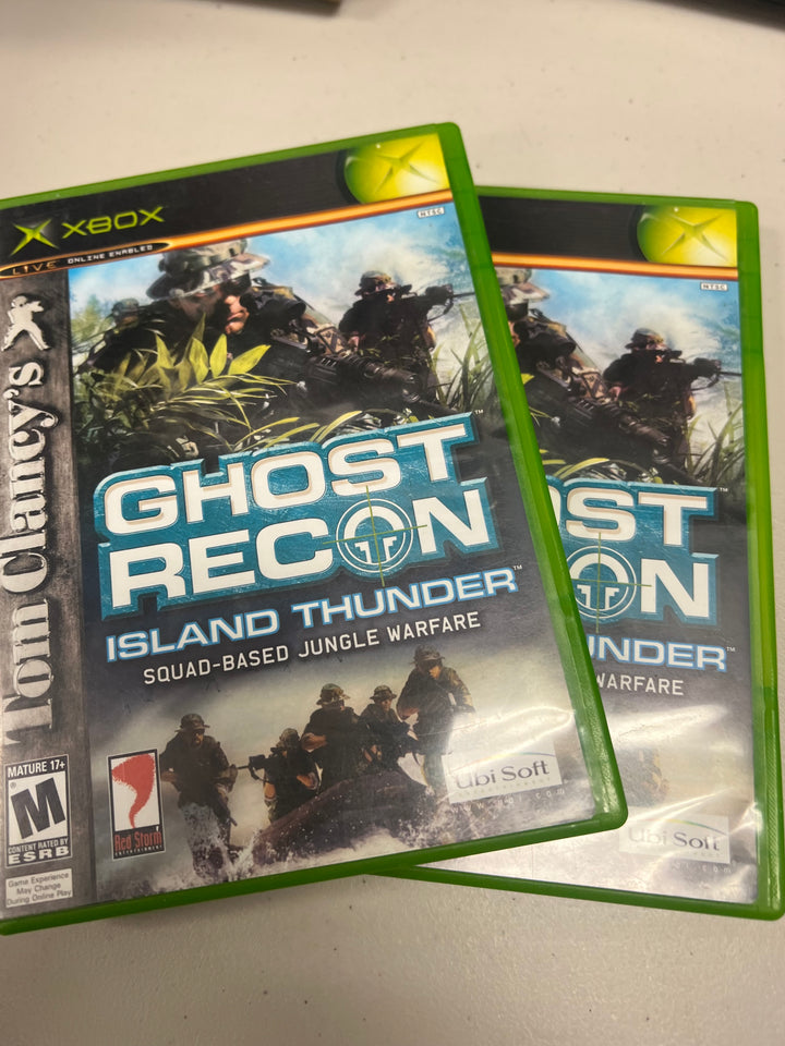 Tom Clancy's Ghost Recon Island Thunder for Original Microsoft Xbox in case. Tested and Working.     m7124