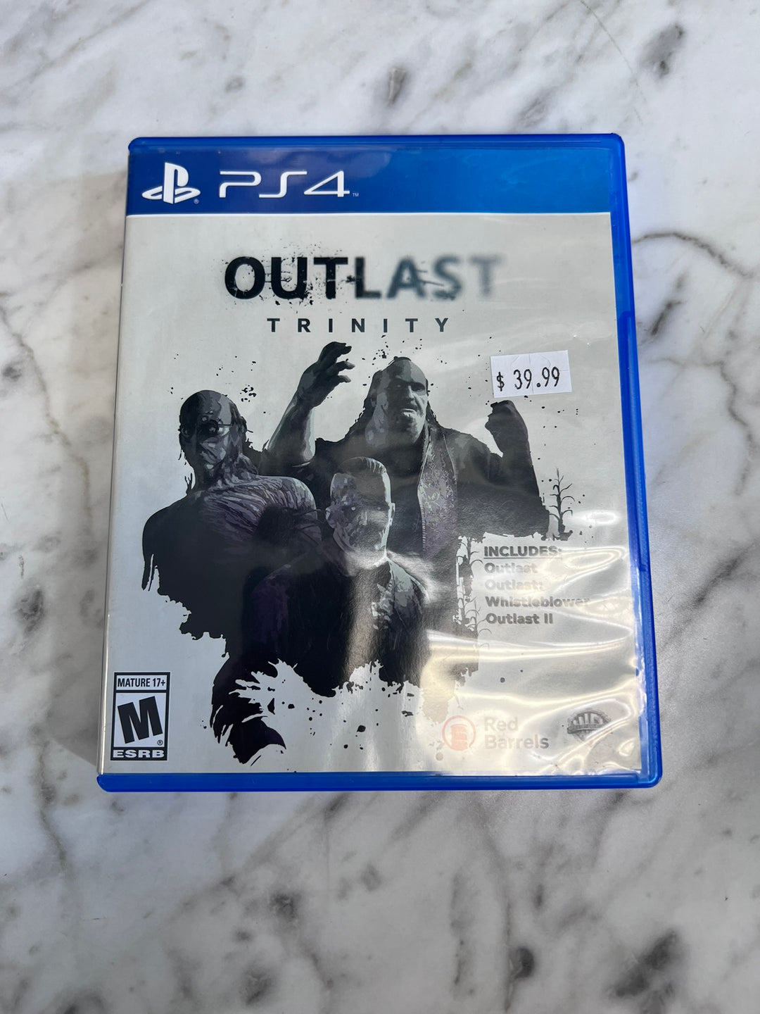 Outlast Trinity PS4 Playstation 4 CASE ONLY CO21226