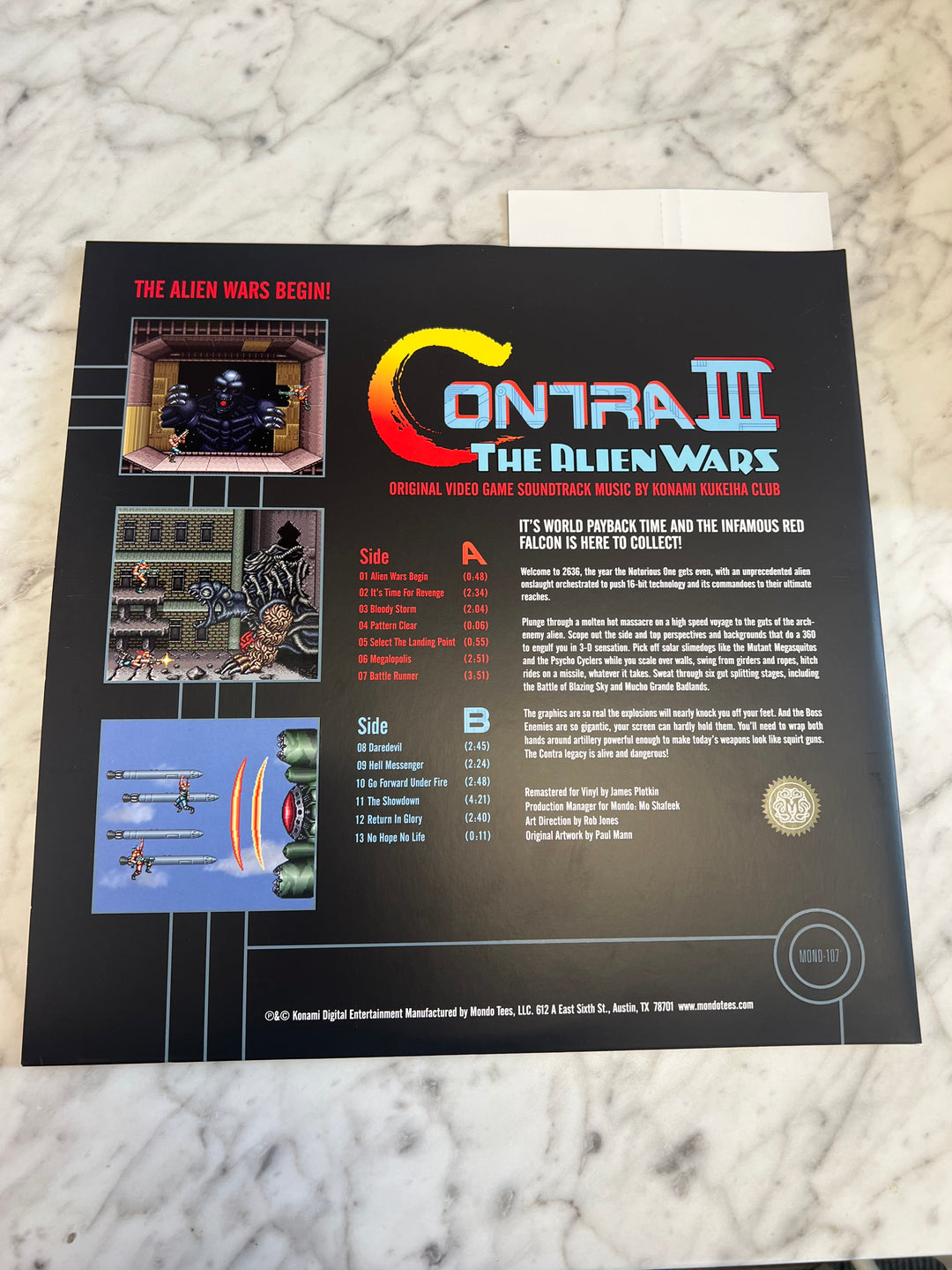 Contra III - The Alien Wars - Vinyl Records DR71024