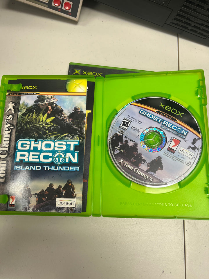 Tom Clancy's Ghost Recon Island Thunder for Original Microsoft Xbox in case. Tested and Working.     m7124