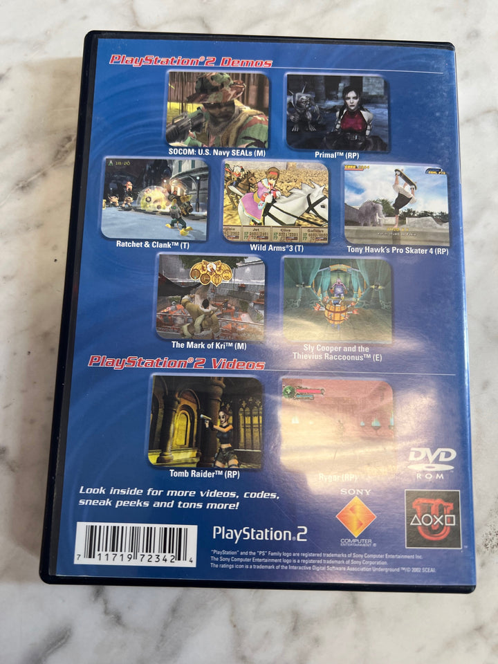 Jampack Winter 2002 Demo Disc Playstation 2 DE42125