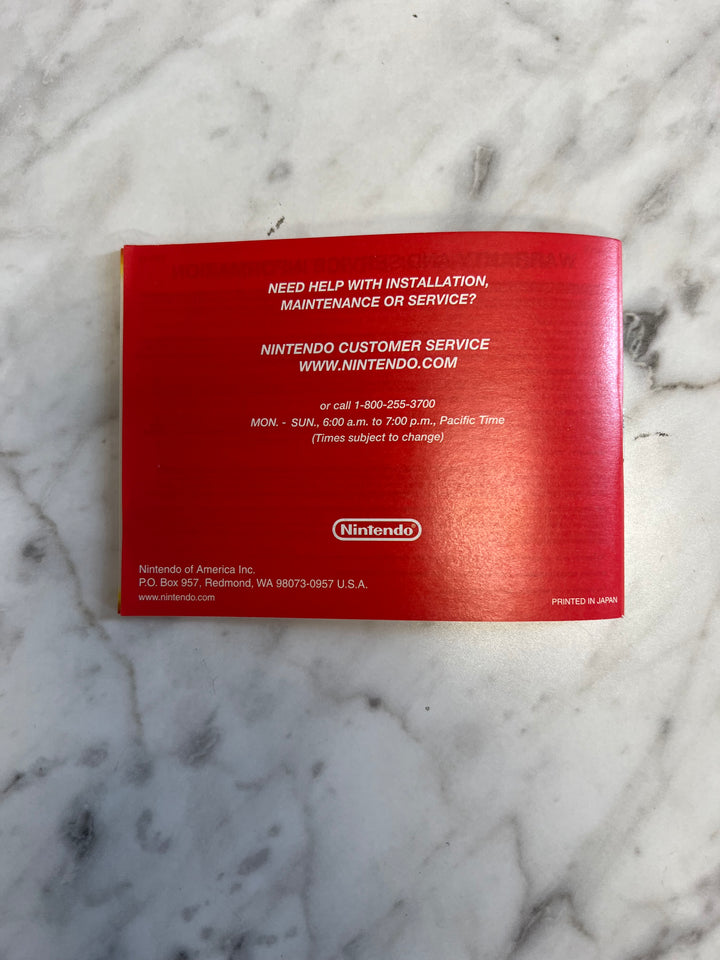 Pokemon FireRed Fire Red Version Gameboy Advance GBA MANUAL ONLY MO92424