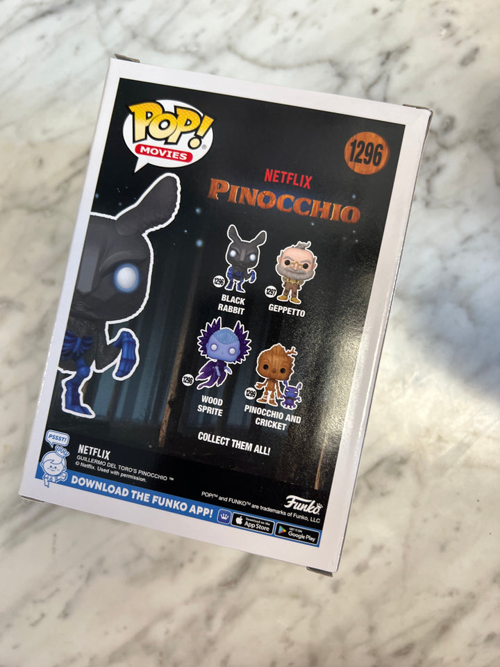 Funko Pop! Black Rabbit 1296 Pinocchio Netflix FP122224