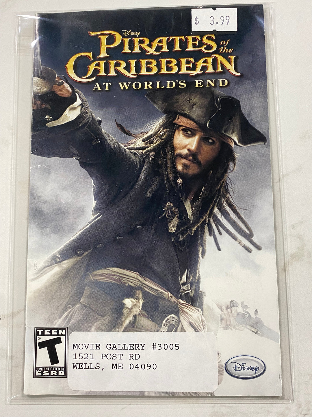 Pirates of the Caribbean At World's End - PS2 Manual ONLY MO61726