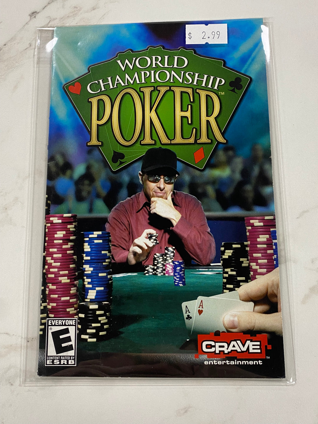 World Championship Poker - PS2 Manual ONLY MO61726