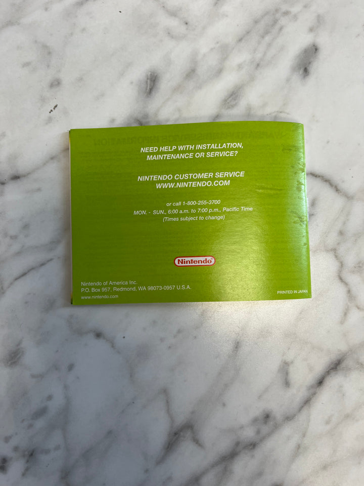 Pokemon LeafGreen Leaf Green Version Gameboy Advance GBA MANUAL ONLY MO92424