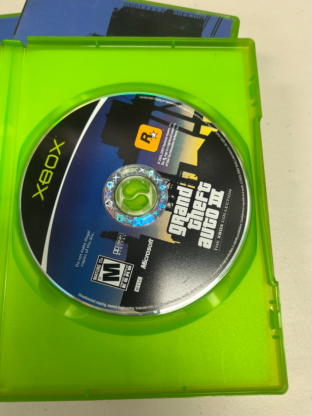 Grand Theft Auto III GTA3 for Original Microsoft Xbox in case. Tested and Working.     DO61124