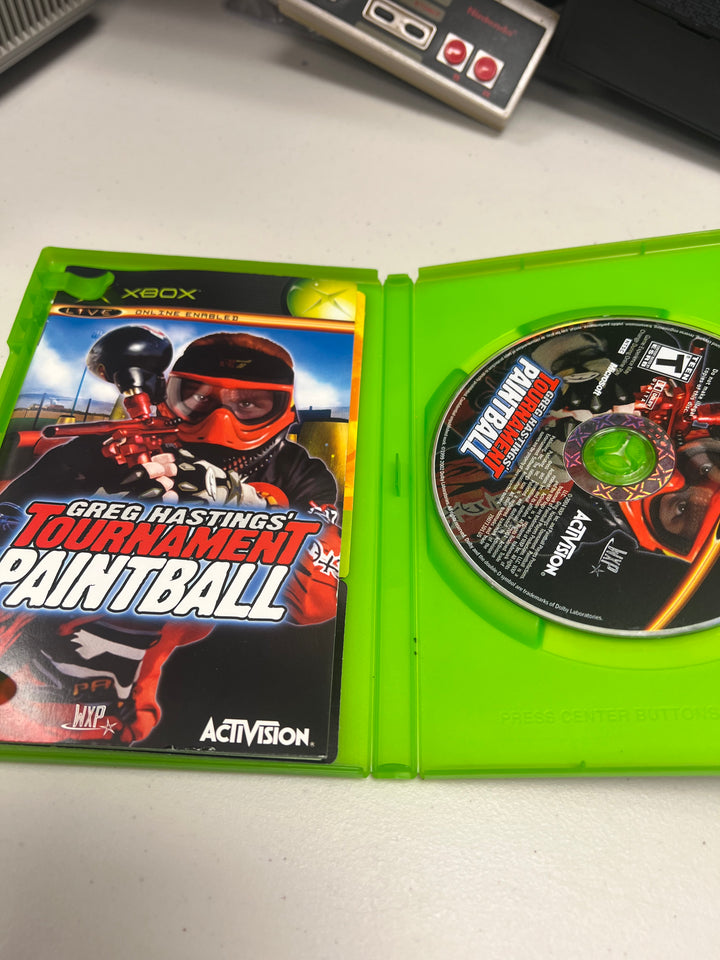 Greg Hastings Tournament Paintball for Original Microsoft Xbox in case. Tested and Working.   UD102124