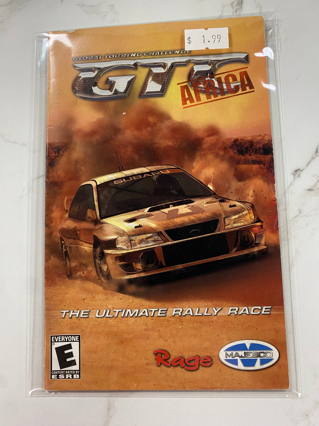 GTC Africa  - PS2 Manual ONLY MO61726