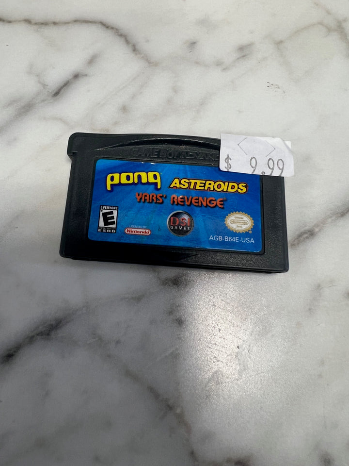 Pong Asteroids Yars Revenge - Game Boy Advance (GBA) GS3711