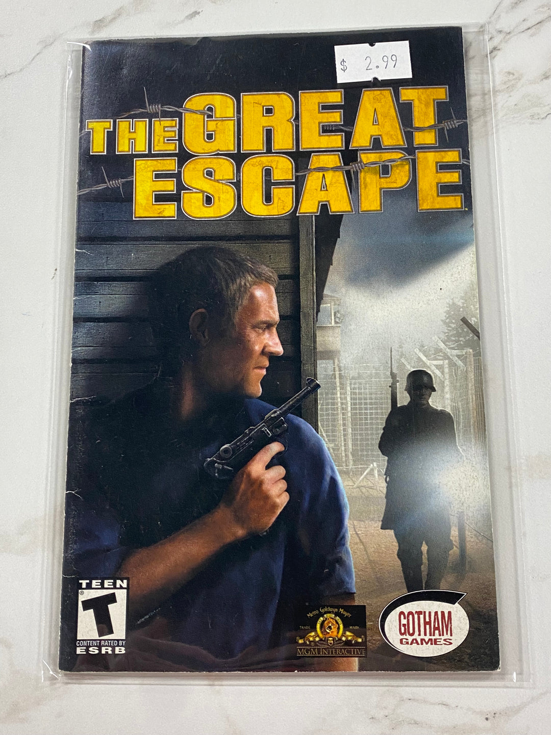 Great Escape  - PS2 Manual ONLY MO61726