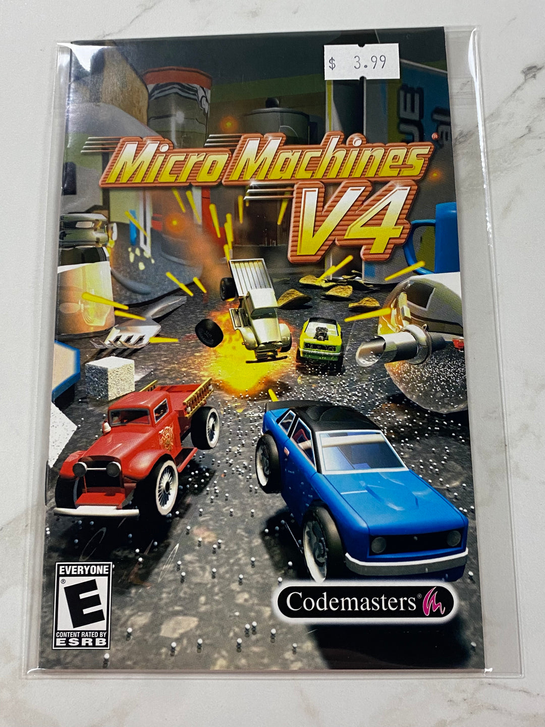 Micro Machines V4 - PS2 Manual ONLY MO61726
