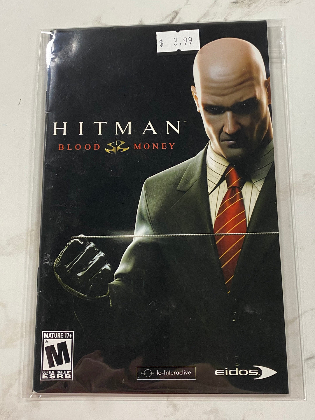 Hitman Blood Money - PS2 Manual ONLY MO61726