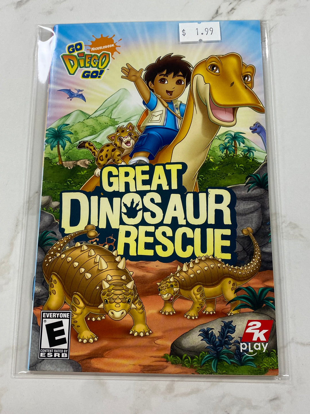 Go, Diego, Go! Great Dinosaur Rescue - PS2 Manual ONLY MO61726